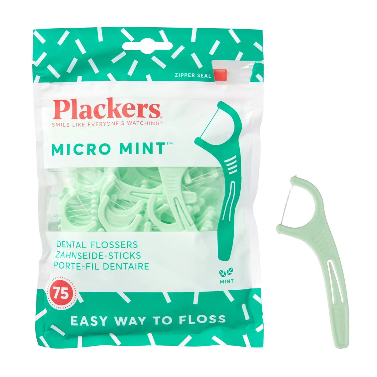 Amazon | デンタルフロス Plackers マイクロクリーンミントフレーバー